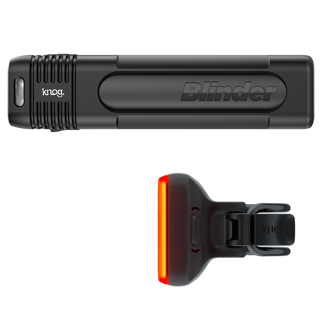 Blinder 600 & Blinder Square Rear Bike Light Set - (SAVE 10% NOW! ENTER CODE KNOG10 AT CHECK OUT)
