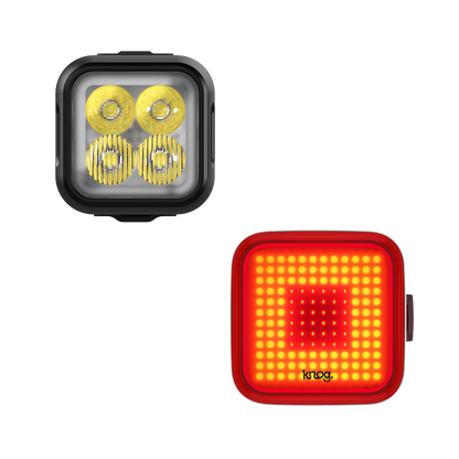 BLINDER 600 & BLINDER SQUARE REAR BIKE LIGHT SET - (SAVE 10% NOW! ENTER CODE KNOG10 AT CHECK OUT)