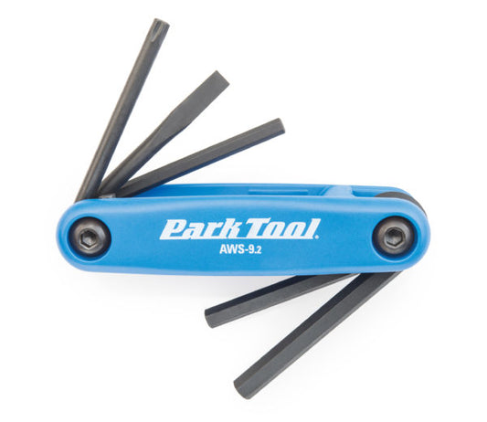 PARK TOOL FOLD-UP HEX WRENCH AND SCREWDRIVER SET T25 TORX®, 4mm, 5mm, 6mm