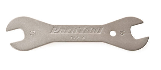 Double-Ended Cone Wrench:  13mm, 15mm