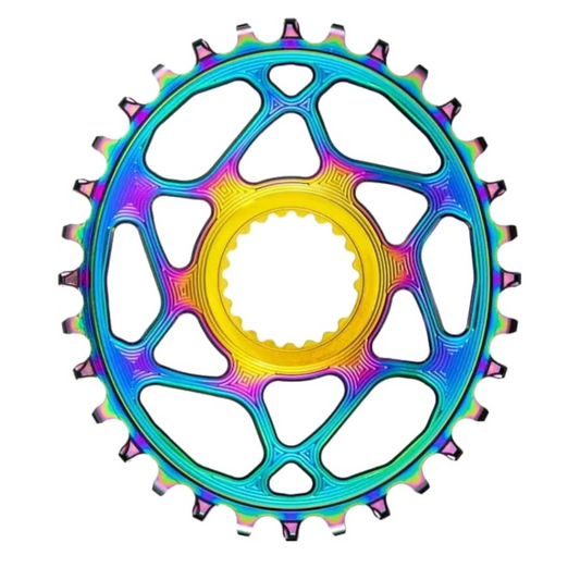 OVAL XTR M9100 CHAINRING - ABSOLUTE BLACK