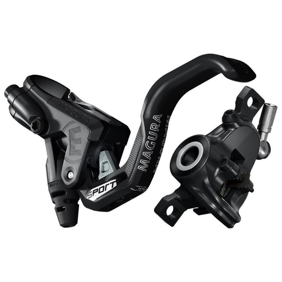 MAGURA MTTrail Sport brake set HC 1-finger L/R consist of (F:4- piston, 1000mm/R:2-piston, 2000mm) incl. accessories (2pcs)