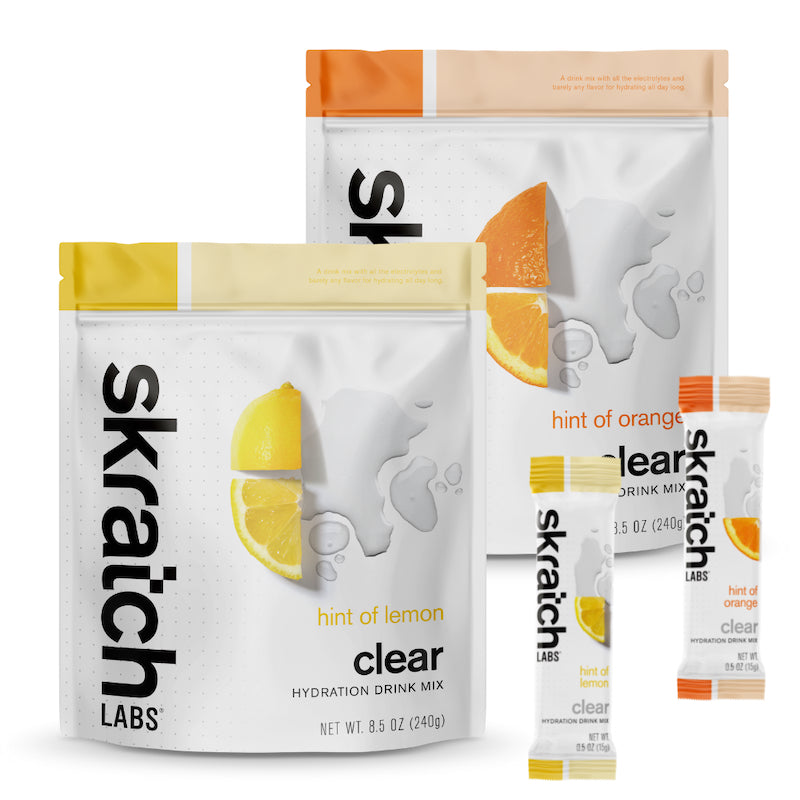 Clear Hydration Drink Mix, Hint of Orange, 240g