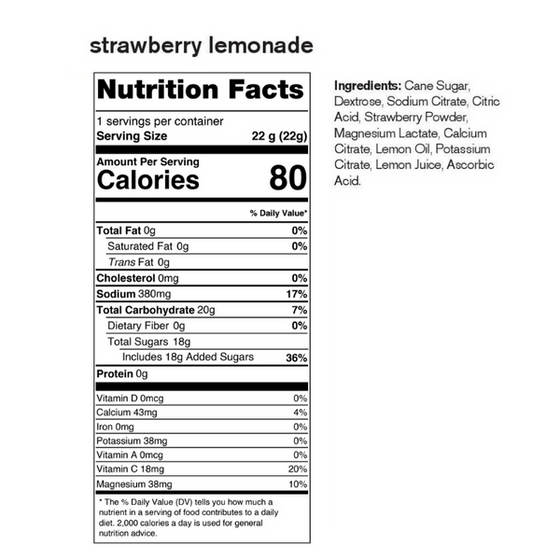Hydration Sport Drink Mix 22g