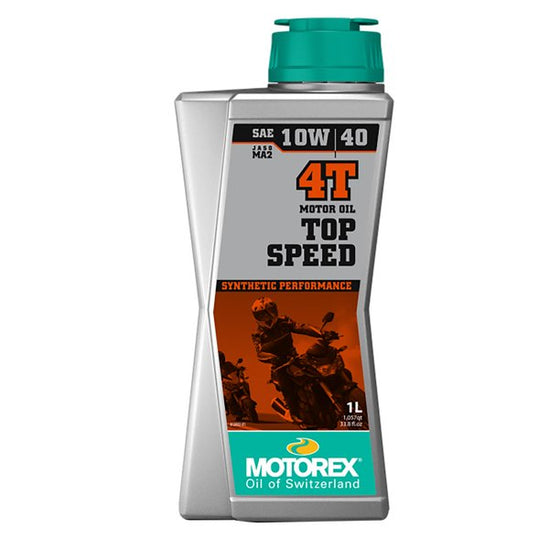 TOP SPEED 4T SAE 10W/40 MA2 - MOTOREX (SAVE 30% NOW! ENTER CODE MOTOREX30 AT CHECKOUT.)